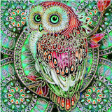 30*30cm Special Shape Owl 5d Diy Diamond Painting Kits UK HD5001