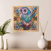 30*30cm Special Shape Owl 5d Diy Diamond Painting Kits UK HD5001