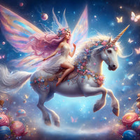 Unicorn 5d Diy Diamond Painting Kits UK Handwork Hobby FL7512