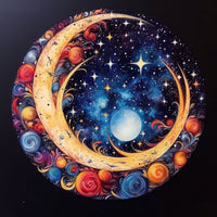 Moon 5d Diy Diamond Painting Kits UK Handwork Hobby FL6320