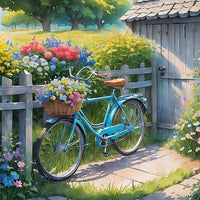 Bicycle 5d Diy Diamond Painting Kits UK Handwork Hobby FL6380