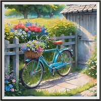 Bicycle 5d Diy Diamond Painting Kits UK Handwork Hobby FL6380