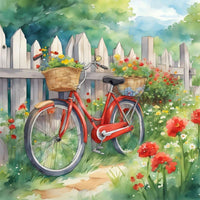 Bicycle 5d Diy Diamond Painting Kits UK Handwork Hobby FL6494