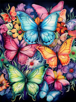 Butterfly 5d Diy Diamond Painting Kits UK Handwork Hobby FL5061
