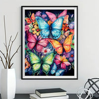 Butterfly 5d Diy Diamond Painting Kits UK Handwork Hobby FL5061