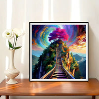 Landscape 5d Diy Diamond Painting Kits UK Handwork Hobby FL6512