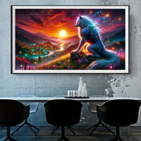 Wolf 5d Diy Diamond Painting Kits UK Handwork Hobby FL8324