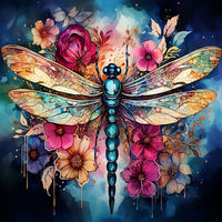 Dragongfly 5d Diy Diamond Painting Kits UK Handwork Hobby FL5137