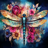 Dragongfly 5d Diy Diamond Painting Kits UK Handwork Hobby FL5137
