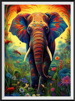 Elephant 5d Diy Diamond Painting Kits UK Handwork Hobby FL3515