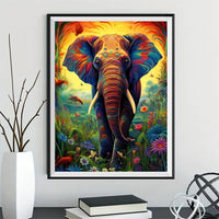 Elephant 5d Diy Diamond Painting Kits UK Handwork Hobby FL3515