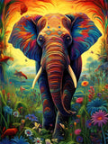 Elephant 5d Diy Diamond Painting Kits UK Handwork Hobby FL3515