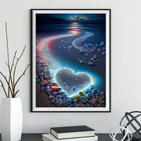 Heart 5d Diy Diamond Painting Kits UK Handwork Hobby FL6083