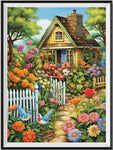 Village 5d Diy Diamond Painting Kits UK Handwork Hobby FL4578