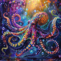 Octopus 5d Diy Diamond Painting Kits UK Handwork Hobby FL3339