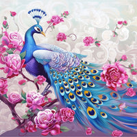 Peacock 5d Diy Diamond Painting Kits UK Handwork Hobby FL8623