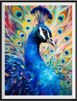 Peacock 5d Diy Diamond Painting Kits UK Handwork Hobby FL8641
