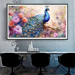 Peacock 5d Diy Diamond Painting Kits UK Handwork Hobby FL4841