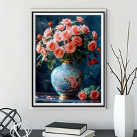 Flower 5d Diy Diamond Painting Kits UK Handwork Hobby FL9700