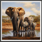 Elephant 5d Diy Diamond Painting Kits UK Handwork Hobby FL8183