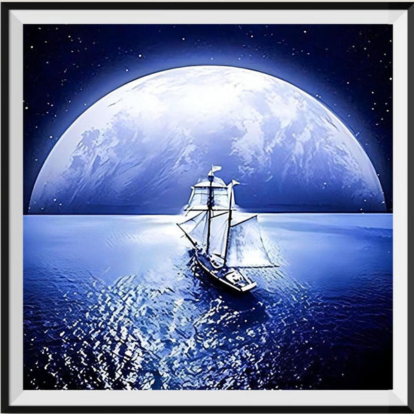 Moon 5d Diy Diamond Painting Kits UK Handwork Hobby VM8136