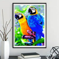 Parrot 5d Diy Diamond Painting Kits UK Handwork Hobby NA0099