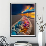 Beach 5d Diy Diamond Painting Kits UK Handwork Hobby FL6552