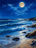 Beach 5d Diy Diamond Painting Kits UK Handwork Hobby FL6550