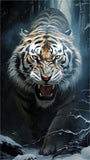 Tiger 5d Diy Diamond Painting Kits UK Handwork Hobby FL8078