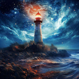 Lighthouse 5d Diy Diamond Painting Kits UK Handwork Hobby FL6239