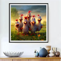 Chickens 5d Diy Diamond Painting Kits UK Handwork Hobby FL4052