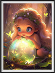Litter Girl 5d Diy Diamond Painting Kits UK Handwork Hobby FL3631