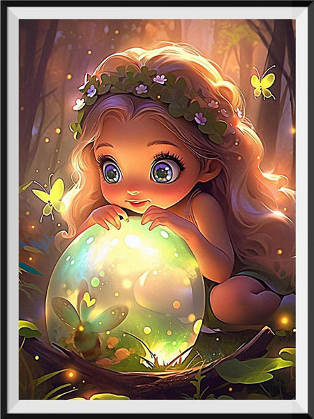 Litter Girl 5d Diy Diamond Painting Kits UK Handwork Hobby FL3631