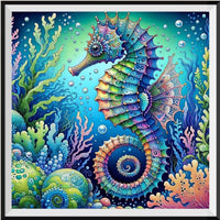 Hippocampus 5d Diy Diamond Painting Kits UK Handwork Hobby FL5460