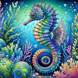 Hippocampus 5d Diy Diamond Painting Kits UK Handwork Hobby FL5460