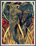 Elephant 5d Diy Diamond Painting Kits UK Handwork Hobby FL8148