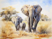 Elephant 5d Diy Diamond Painting Kits UK Handwork Hobby FL4449