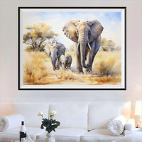 Elephant 5d Diy Diamond Painting Kits UK Handwork Hobby FL4449