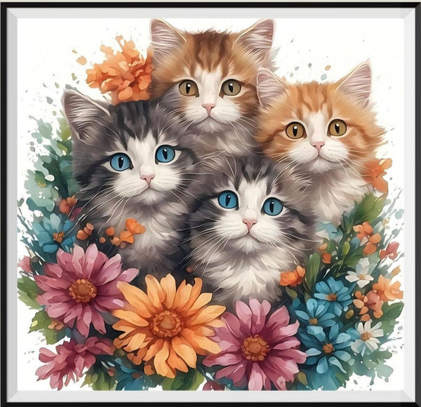 Cat 5d Diy Diamond Painting Kits UK Handwork Hobby PL1113