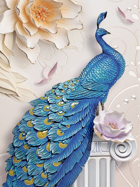 Peacock 5d Diy Diamond Painting Kits UK Handwork Hobby DS154336046