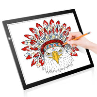 Portable Tracing LED Copy Board Light Box Ultra-Thin Adjustable USB Power For Drawing DT9004