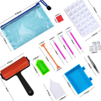 22 Pieces 5D Diamonds Painting Tools and Accessories Kits DT9009