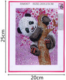 Special Shape Panda 5d Diy Diamond Painting Kits UK HD9041