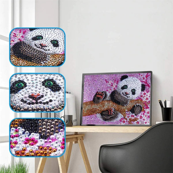 5D DIY Diamond Painting Kit Completo Pittura Diamante Fai Da Te Animali Panda Diamond Painting Grandi Dimensioni Strass Diamanti Punto Croce Kit Pittura per Adulti Decorazione Parete 50x70cm S-1955 5D DIY Diamond Painting Kit Completo Pittura Diamante Fai Da Te Animali Panda Diamond Painting Grandi Dimensioni Strass Diamanti Punto Croce Kit Pittura per Adulti Decorazione Parete 50x70cm S-1955