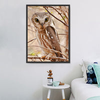 Owl 5d Diy Diamond Painting Kits UK Handwork Hobby IT166223624