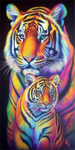 Tiger 5d Diy Diamond Painting Kits UK Handwork Hobby MJ1210
