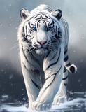 Tiger 5d Diy Diamond Painting Kits UK Handwork Hobby MJ1282