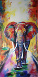 Elephant 5d Diy Diamond Painting Kits UK Handwork Hobby MJ1311
