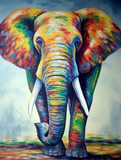 Elephant 5d Diy Diamond Painting Kits UK Handwork Hobby MJ1349