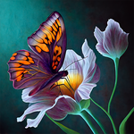 Butterfly 5d Diy Diamond Painting Kits UK Handwork Hobby MJ1506